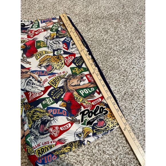 Polo Ralph Lauren Shorts Men's XLT Mascot Pennant Collegiate University Rare - Picture 9 of 13